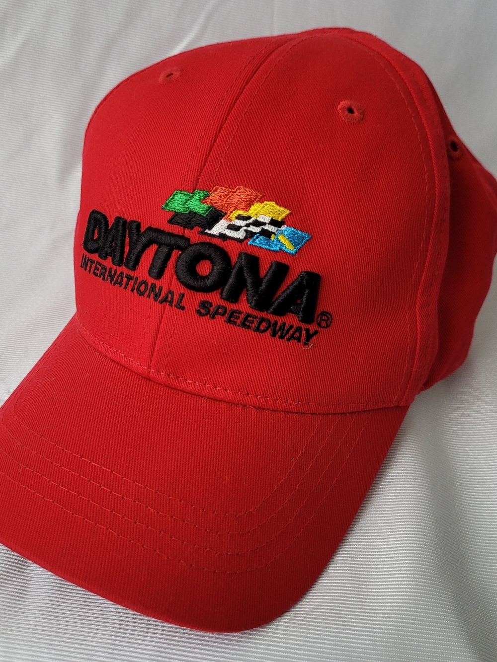 Daytona International Speedway Red Embroidered Racing Cap Size OS